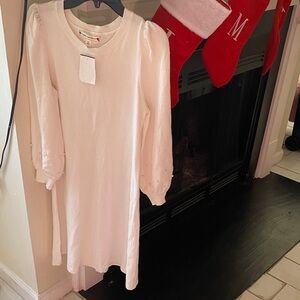 Elegant White Sweater Dress